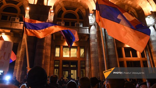 Акция протеста с требованием отставки премьер-министра (2 декабря 2020). Еревaн - Sputnik Արմենիա
