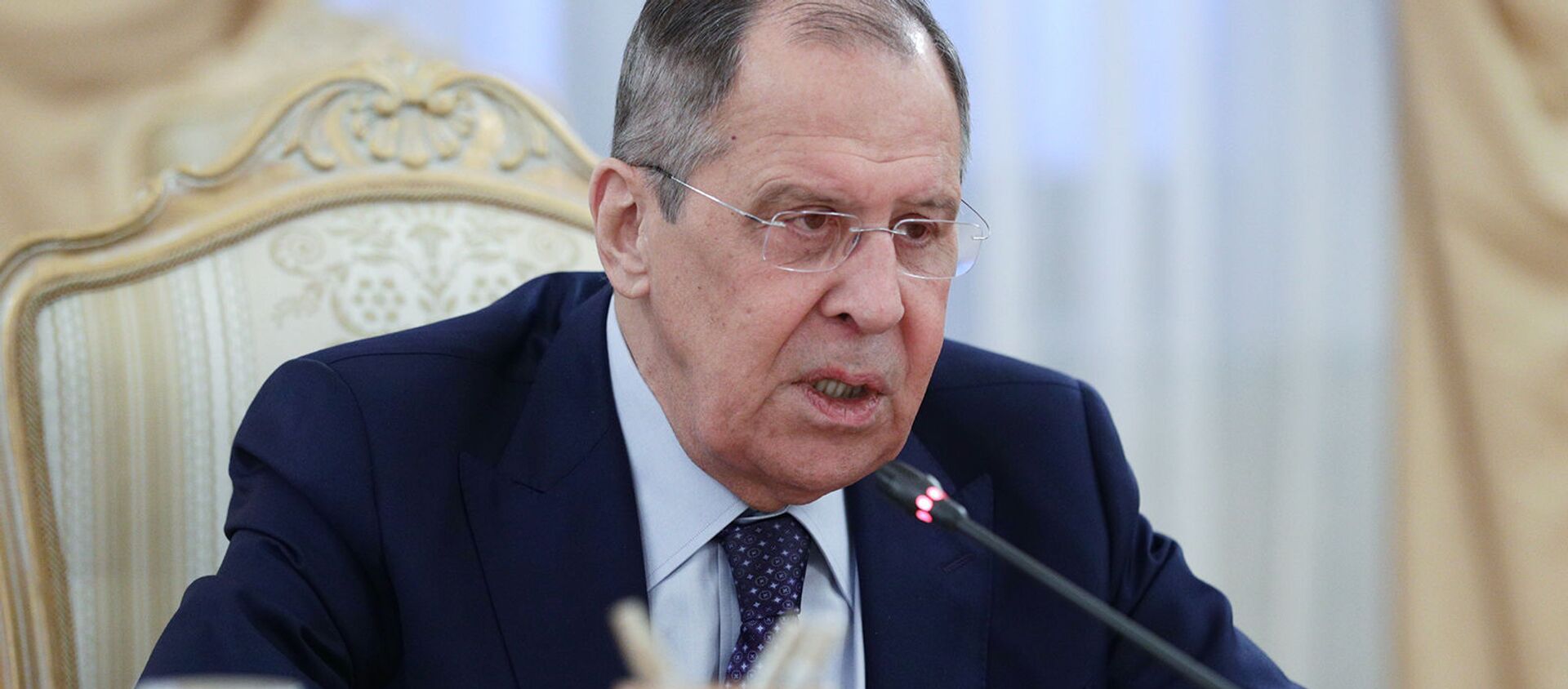 Министр иностранных дел России Сергей Лавров во время встречи с армянским коллегой (7 декабря 2020). Москвa - Sputnik Արմենիա, 1920, 01.02.2021