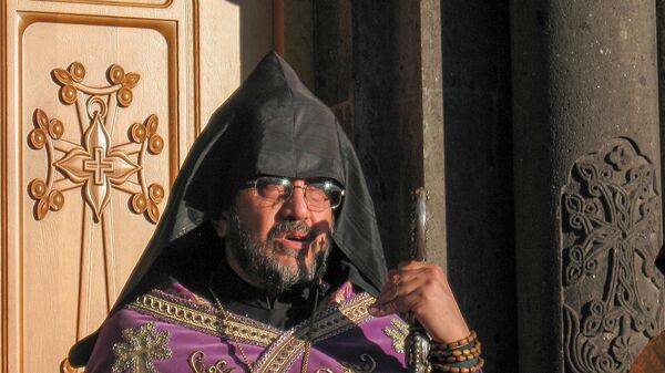 Предстоятель Ширакской епархии, архиепископ Микаэл Аджапаян - Sputnik Армения