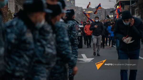 Шествие оппозиции с требованием отставки премьер-министра (5 декабря 2020). Еревaн - Sputnik Արմենիա