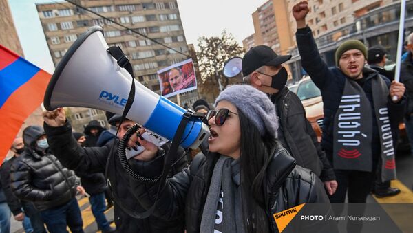 Акция протеста (11 декабря 2020). Еревaн - Sputnik Армения