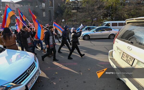 Шествие оппозиции по центральным улицам столицы (11 декабря 2020). Еревaн - Sputnik Армения