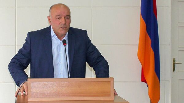 Приветственная речь нового губернатора Сюника Меликсета Погосяна сотрудникам муниципалитета (11 декабря 2020). Капан - Sputnik Армения