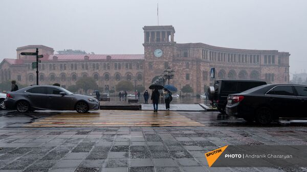 Дождливый день в Ереване - Sputnik Արմենիա
