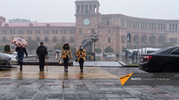 Дождливый день в Ереване - Sputnik Армения