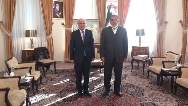 ЧП посол Армении в Иране Арташес Туманян встретился с секретарем совбеза Ирана Али Шамхани (27 декабря 2020). Тегеран - Sputnik Армения