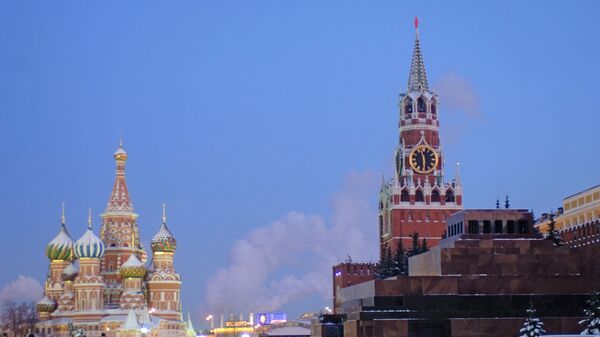 Красная площадь в сумерках, архивное фото - Sputnik Армения