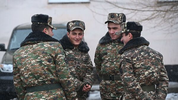 Солдаты артиллерийского полка рассказывают о войне в Карабахе - Sputnik Армения
