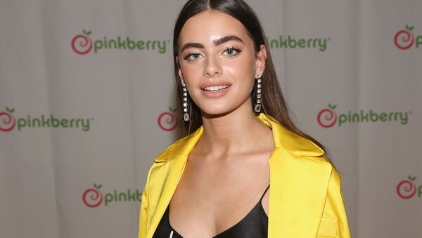 Яэль Шелбия посещает зеленую комнату Pinkberry за кулисами Nickelodeon 2019 Kids' Choice (23 марта 2019). Лос-Анджелес - Sputnik Армения
