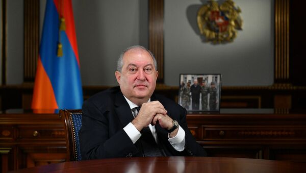Новогоднее поздравление президента Армена Саркисяна - Sputnik Արմենիա