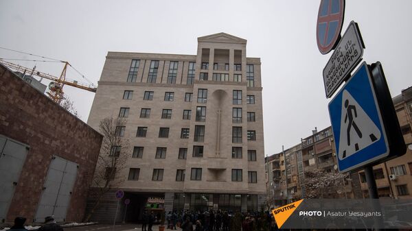 Акция протеста перед министерством юстиции Армении (8 января 2020). Еревaн - Sputnik Армения
