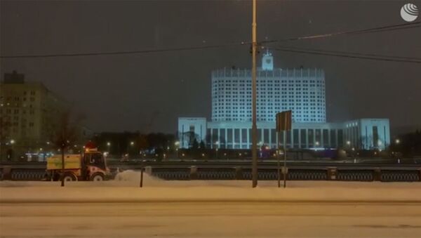 Сильный снегопад в Москве - Sputnik Армения