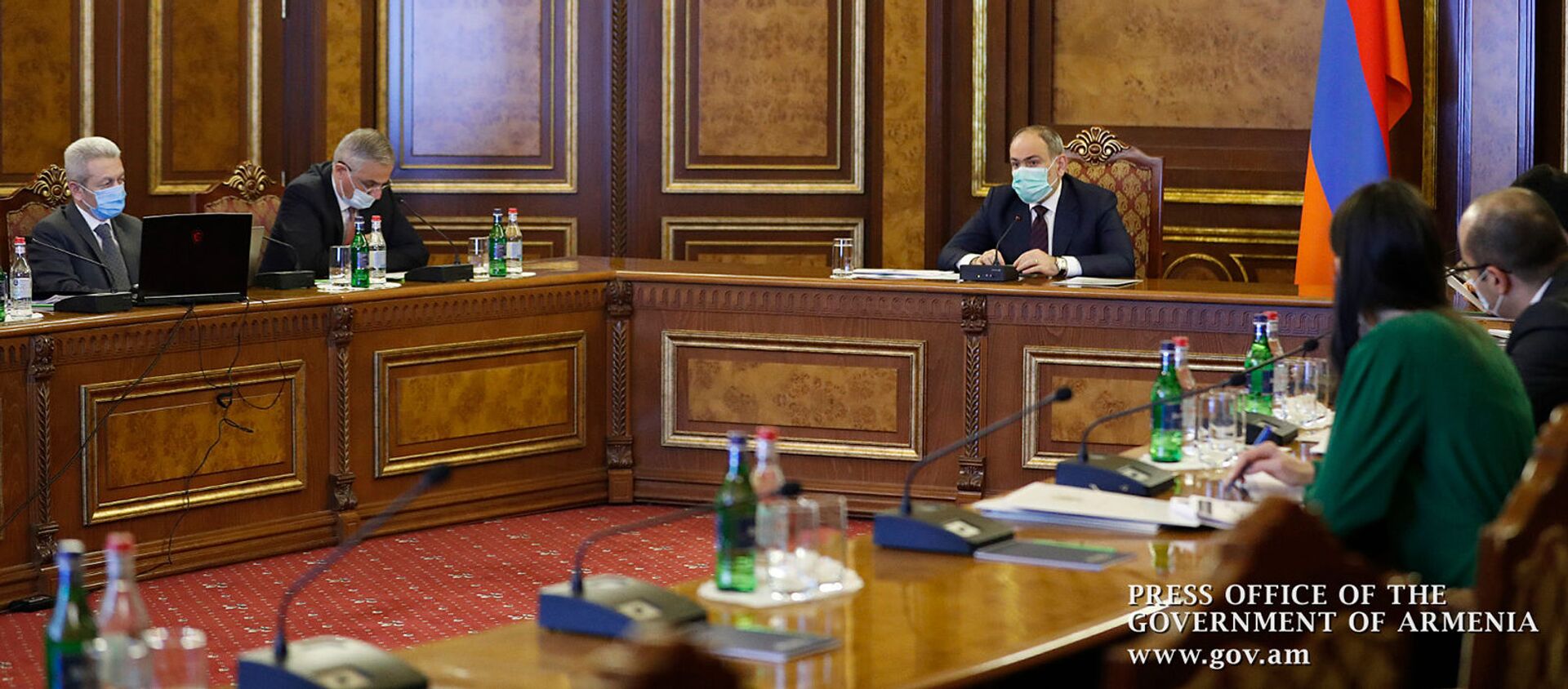 Совещание во главе с премьер-министром Николом Пашиняном по макроэкономическим вопросам (15 января 2021). Еревaн - Sputnik Армения, 1920, 15.02.2021