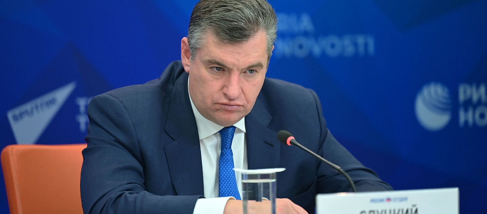 Онлайн-брифинг депутата Госдумы России, главы комитета по международным делам Леонида Слуцкого (20 января 2021). Москвa - Sputnik Армения, 1920, 20.01.2021