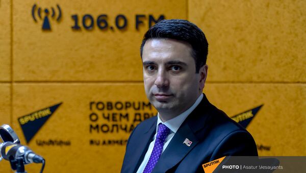 Вице-спикер НС Ален Симонян в гостях у радио Sputnik - Sputnik Армения