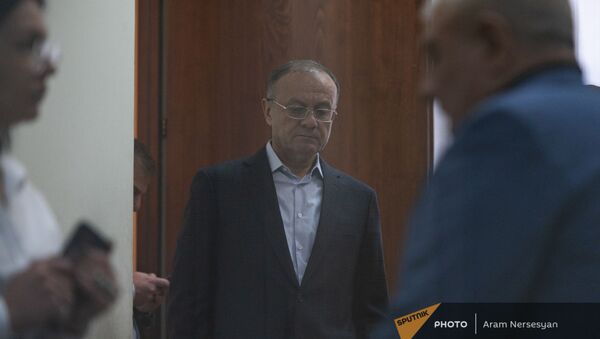 Сейран Оганян в зале Шенгавитского суда (2 февраля 2021). Еревaн - Sputnik Армения