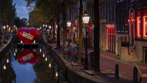 Квартал красных фонарей в Амстердаме - Sputnik Արմենիա