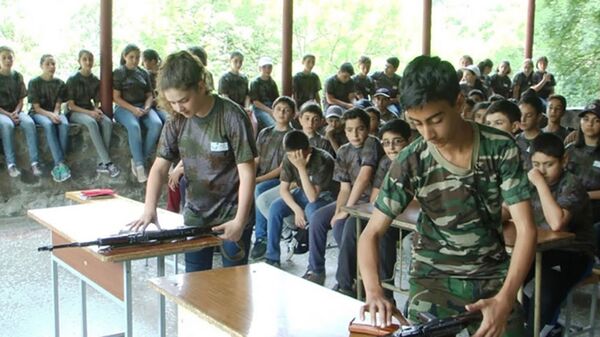 Военно-тренировочные сборы для учащихся 11 классов - Sputnik Արմենիա