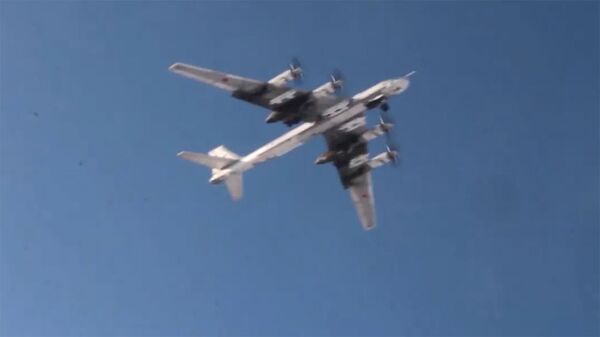 Полеты Ту-95МС в Амурской области - Sputnik Армения