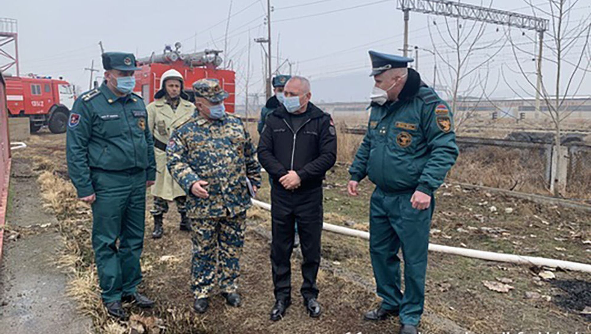 Министр по чрезвычайным ситуациям Андраник Пилоян посетил Армавирскую пожарно-спасательную бригаду (8 февраля 2021).  - Sputnik Արմենիա, 1920, 08.02.2021