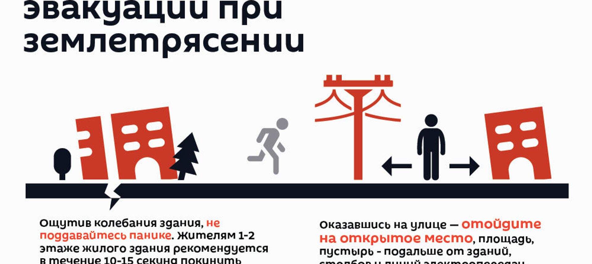 Правила безопасности эвакуации при землетрясении - Sputnik Армения, 1920, 13.02.2021