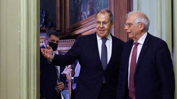 Встреча главы МИД РФ С. Лаврова и верховного представителя ЕС Ж. Борреля - Sputnik Армения