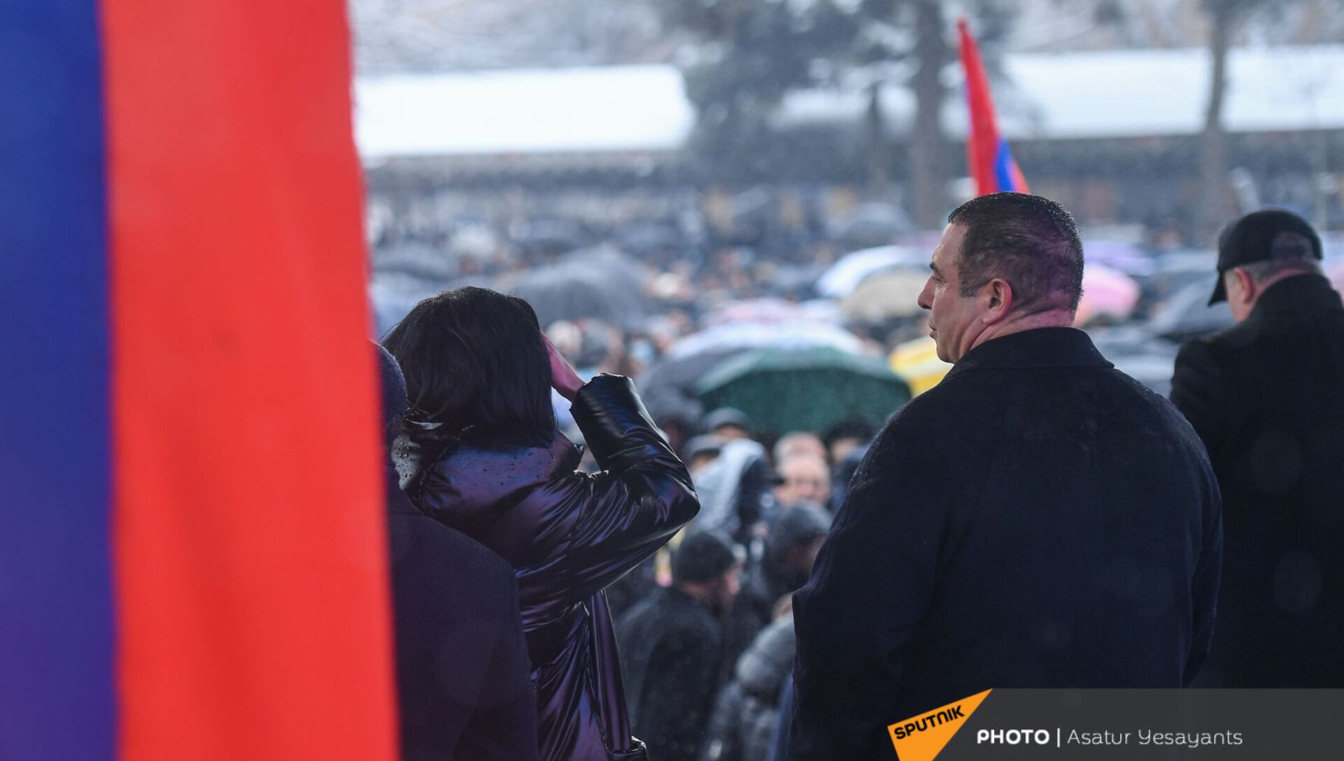 Гагик Царукян на митинге оппозиции (20 февраля 2021). Еревaн - Sputnik Армения, 1920, 03.05.2021