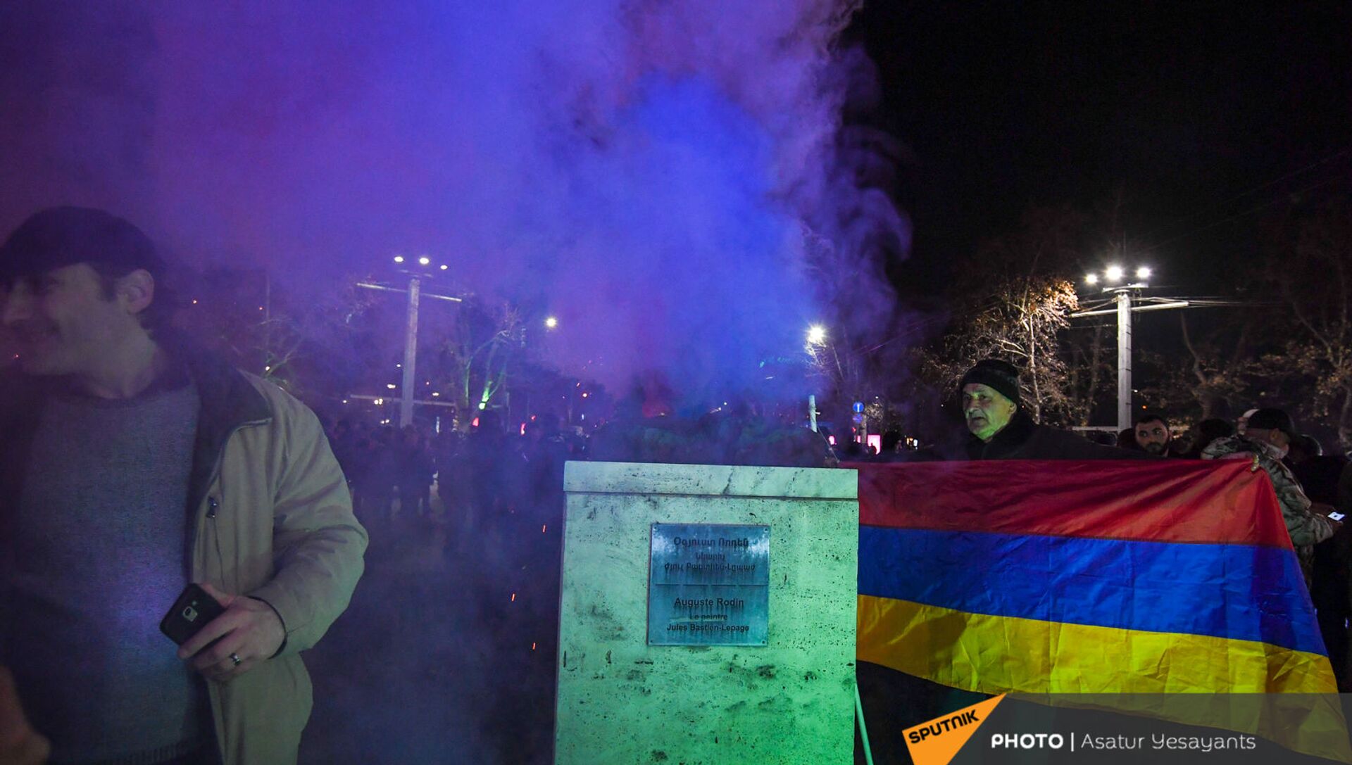 Оппозиционное Движение по спасению родины организовало шествие в столице (22 февраля 2021). Еревaн - Sputnik Արմենիա, 1920, 23.02.2021