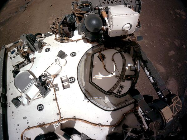 NASA's Perseverance Mars Rover մարսագնացը PIXL  գործիքով։ - Sputnik Արմենիա