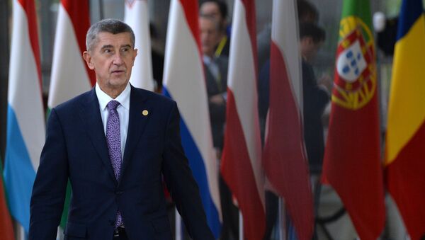 Премьер-министр Чехии Андрей Бабиш на саммите глав государств и правительств Евросоюза (12 декабря 2019). Брюссель - Sputnik Армения