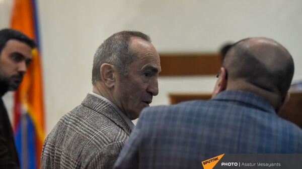 Роберт Кочарян во время заседания суда по делу 1 марта (2 марта 2021). Еревaн - Sputnik Արմենիա