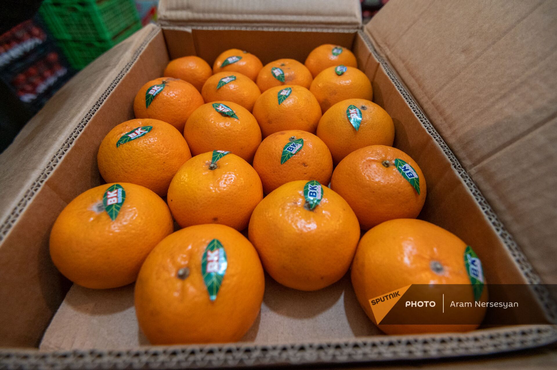 Пакистанские мандарины на овощном рынке в Ереване - Sputnik Армения, 1920, 11.02.2022