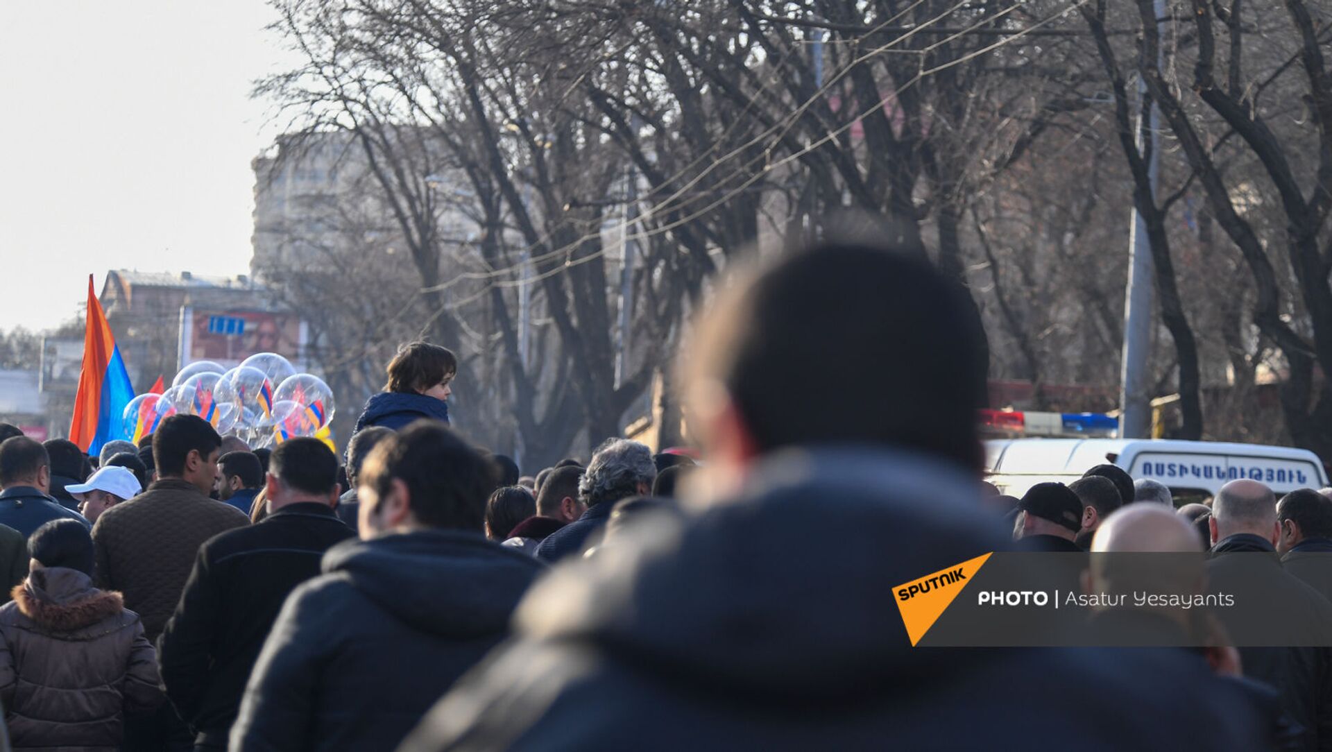 Акция протеста на проспекте Баграмяна (6 марта 2021). Ереван - Sputnik Армения, 1920, 06.03.2021