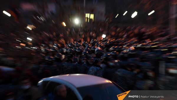Полиция на митинге оппозиции (9 марта 2021). Еревaн  - Sputnik Արմենիա