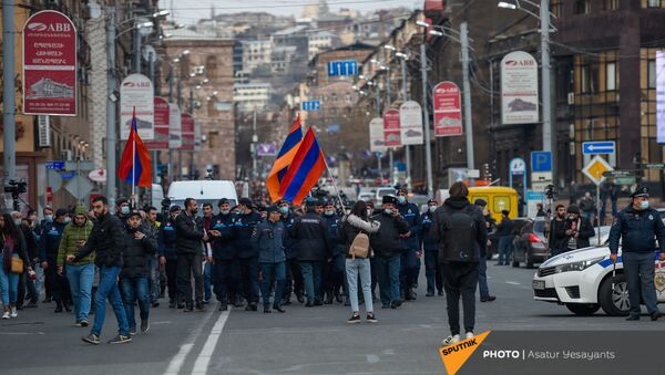 Митинг оппозиции (10 марта 2021). Еревaн - Sputnik Армения