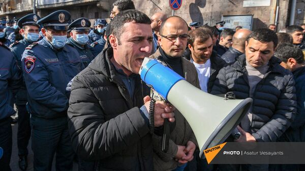Գերասիմ Վարդանյանը բողոքի ակցիային - Sputnik Արմենիա