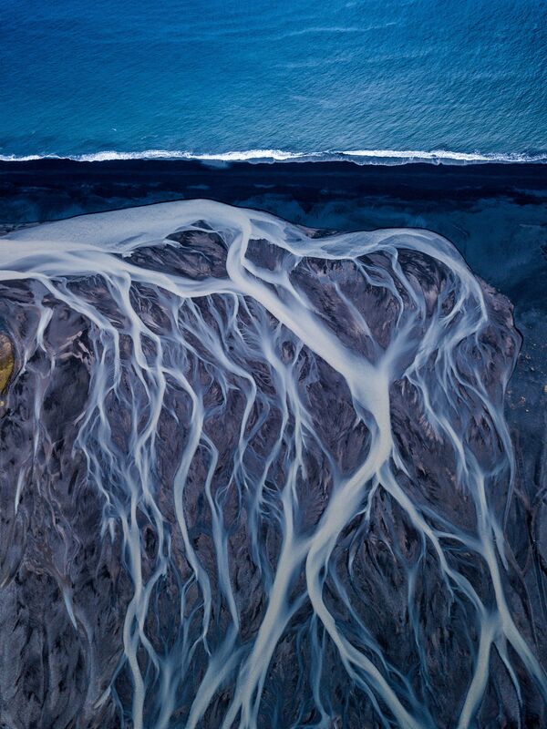 Снимок Glacial veins индийского фотографа Dipanjan Pal, занявший первое место в категории Nature art конкурса World Nature Photography Awards 2020 - Sputnik Армения