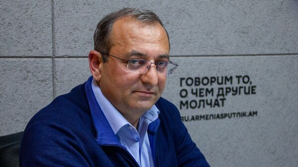 Представитель Верховного органа АРФ Дашнакцутюн (АРФД) Арцвик Минасян в гостях радио Sputnik - Sputnik Армения