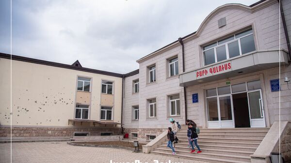 Школа в селе Кармир Шука в Карабахе - Sputnik Армения