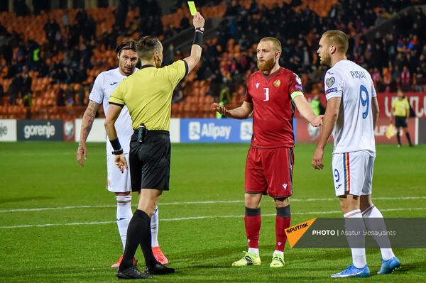Ֆուտբոլի աշխարհի 2022թ առաջնության եվրոպական ընտրական J խմբի Հայաստան - Ռումինիա հանդիպում - Sputnik Արմենիա