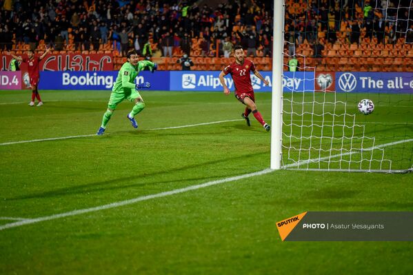 Ֆուտբոլի աշխարհի 2022թ առաջնության եվրոպական ընտրական J խմբի Հայաստան - Ռումինիա հանդիպում - Sputnik Արմենիա