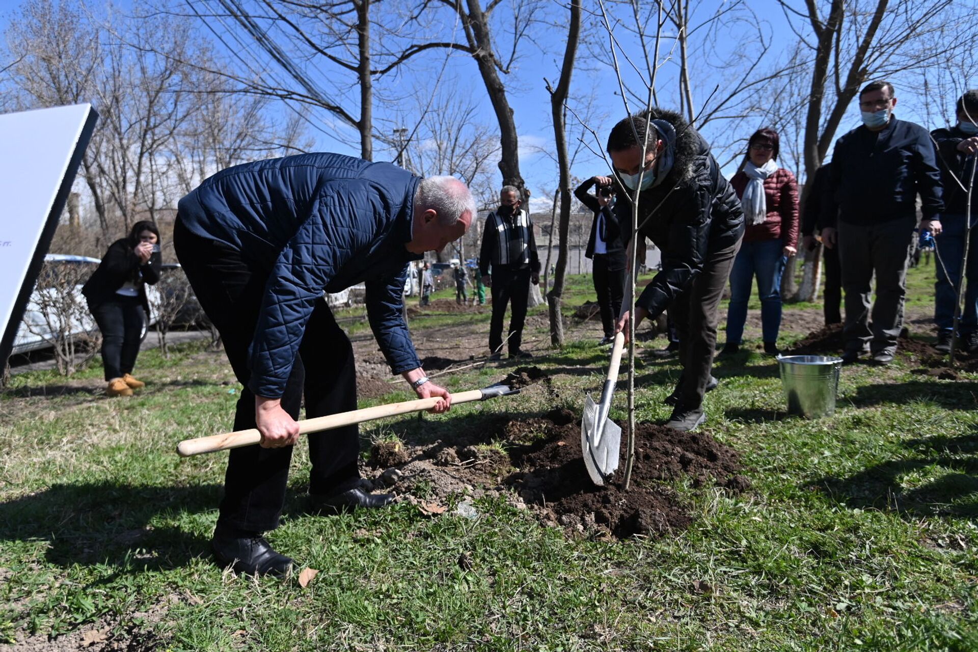 100 ծառ ՝ ի հիշատակ Հայրենական պատերազմի զոհերի. Երևանը միացավ «Հիշատակի այգի» ակցիային - Sputnik Արմենիա, 1920, 03.04.2021