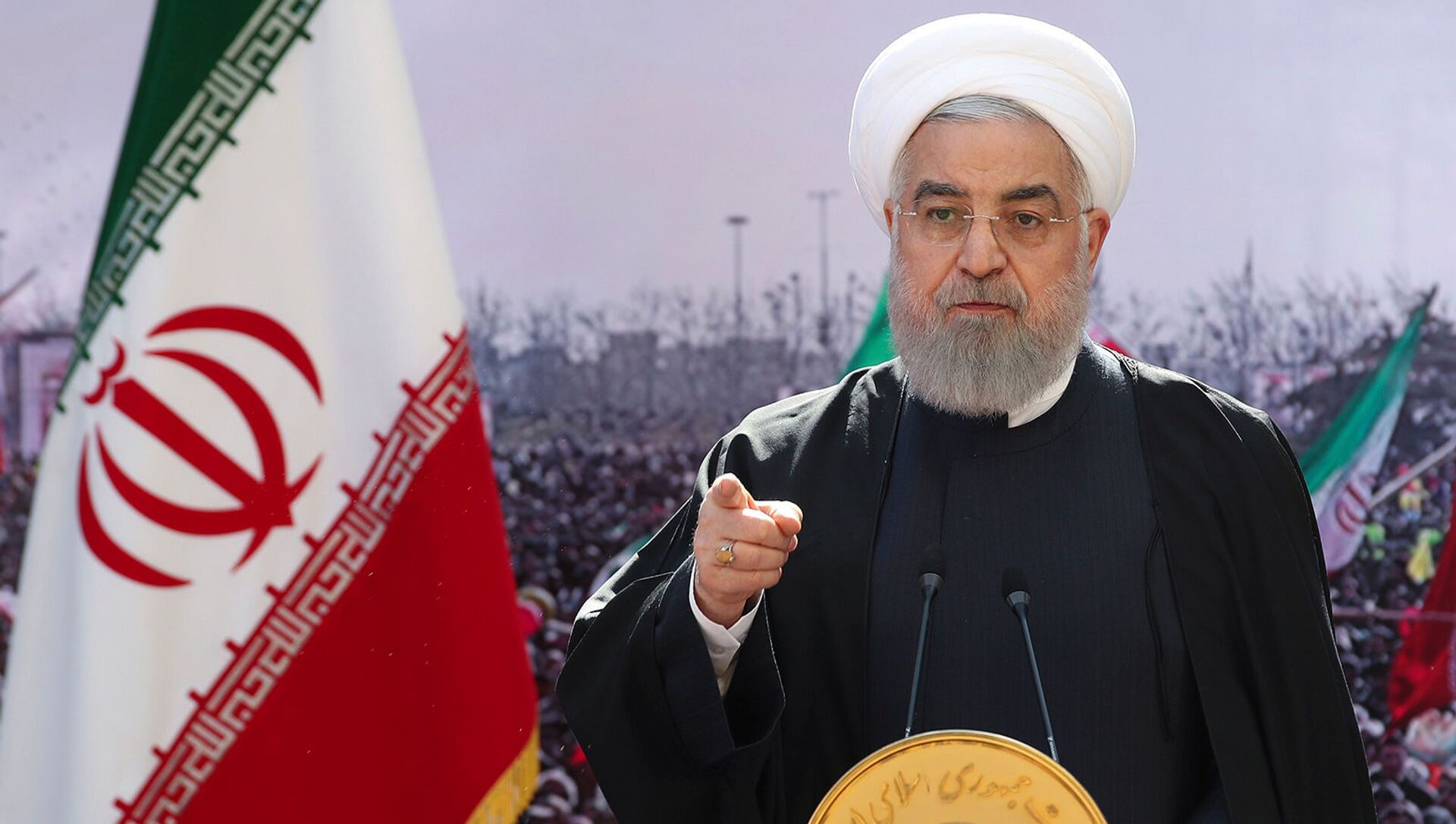 Президент Ирана Хасан Роухани обращается к нации с телевизионной речью (10 февраля 2021). Тегеран - Sputnik Արմենիա, 1920, 07.04.2021