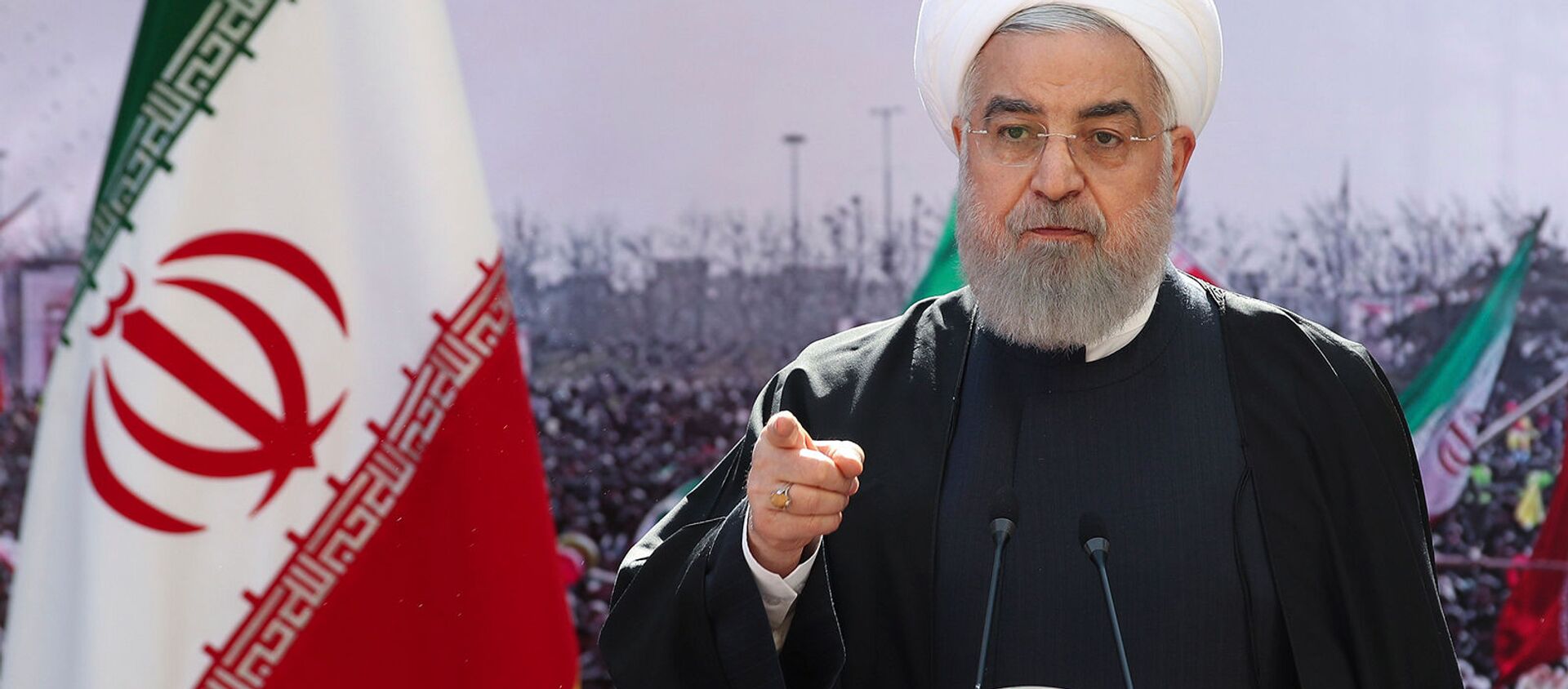 Президент Ирана Хасан Роухани обращается к нации с телевизионной речью (10 февраля 2021). Тегеран - Sputnik Արմենիա, 1920, 05.04.2021