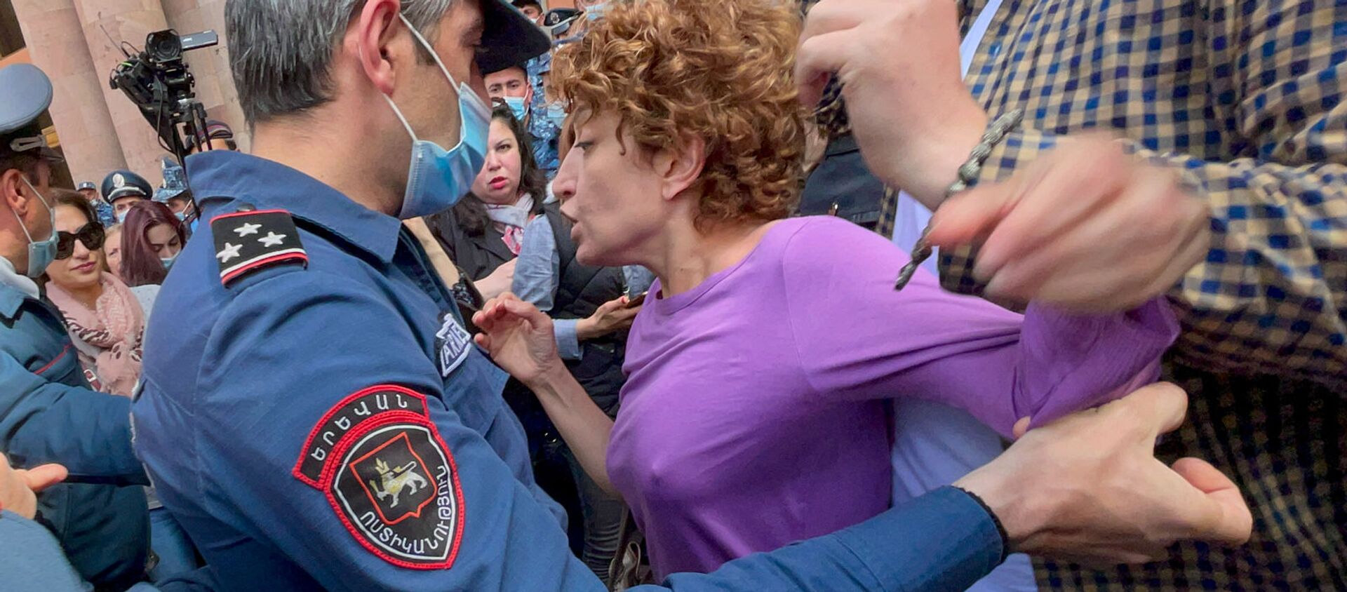 Акция протеста женщин-участниц движения ВЕТО, требующих отставки премьер-министра Пашиняна (7 апреля 2021). Еревaн - Sputnik Արմենիա, 1920, 07.04.2021