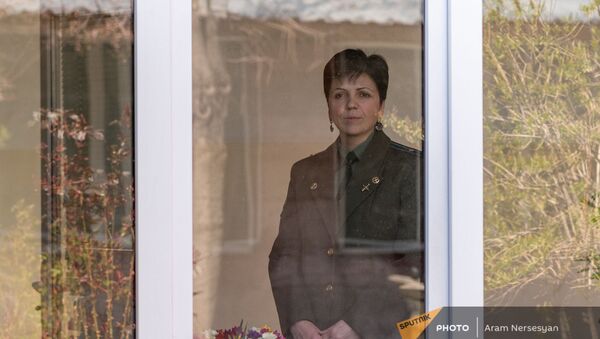 Начальник медслужбы военно-авиационного университета имени маршала Арменака Ханферянца Ануш Исаханян - Sputnik Արմենիա