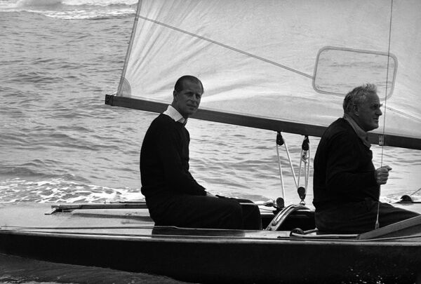 Արքայազն Ֆիլիպն իր ընկեր Ուֆ Ֆոքսի հետ. 6 օգոստոսի, 1963 - Sputnik Արմենիա