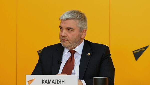 Министр по промышленности и агропромышленному комплексу ЕЭК Артак Камалян - Sputnik Армения