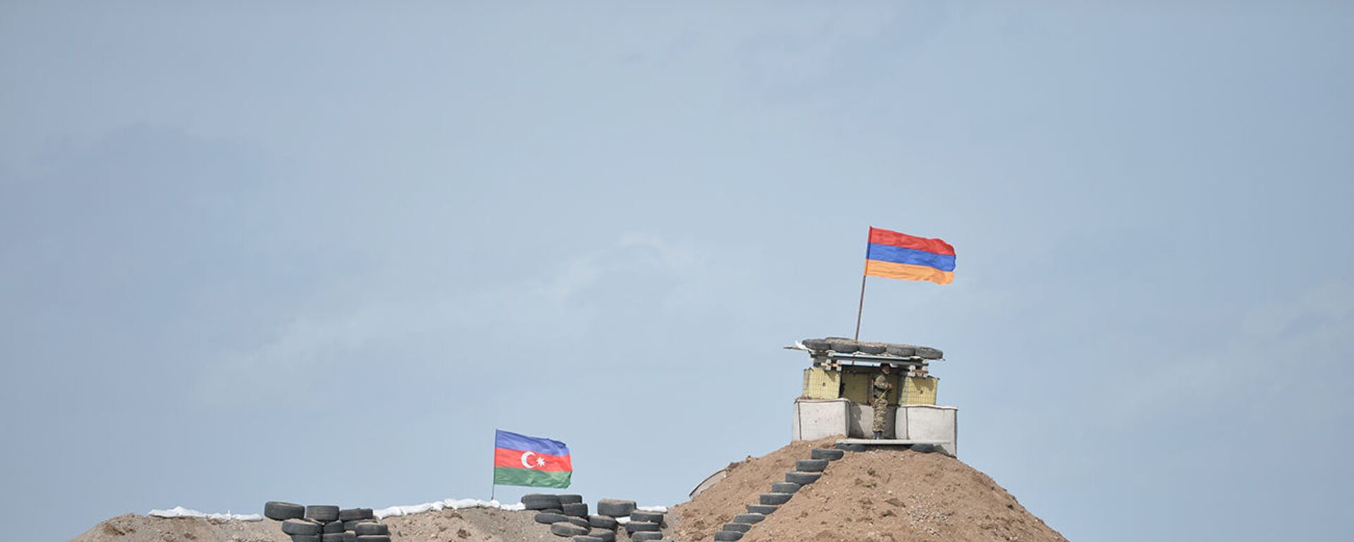 Военные посты на армянсо-азербайджанской границе - Sputnik Армения, 1920, 19.01.2022