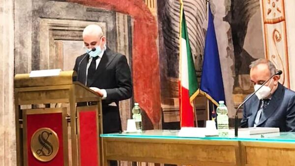 Презентация книги об армяно-итальянских культурных связях в Сенате Италии - Sputnik Արմենիա